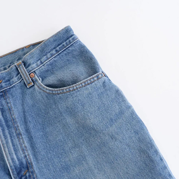 Vintage Levi's 516 Slim Fit Straight Leg made in Canada Blue Denim Jeans Sz36x30 - Picture 9 of 12